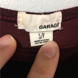 Garage women’s velvet long sleeve mini dress size S